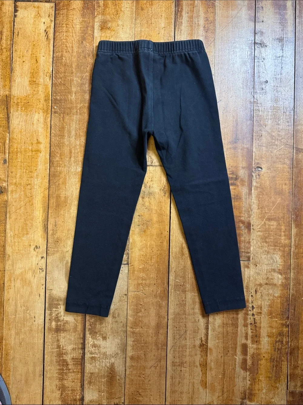 Hanna Andersson Black Leggings size 4 cotton neutral
